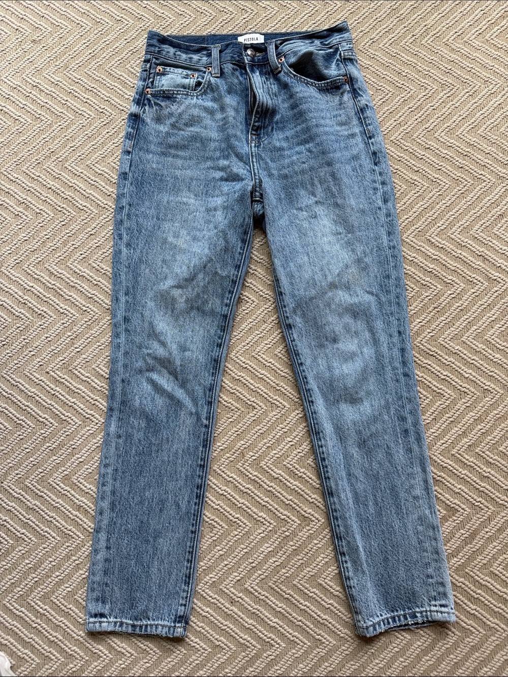 Pistola Keaton high rise slim straight jeans size 26